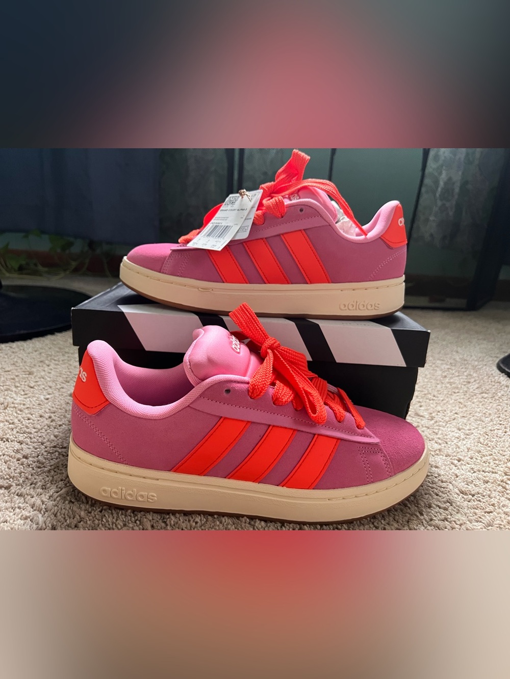 adidas Pink and Red women’s alpha
